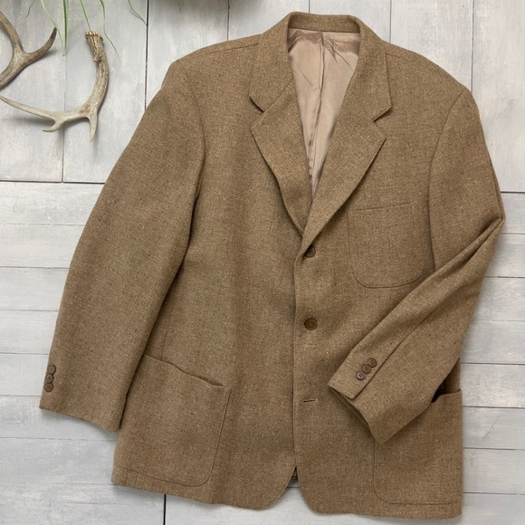 Vintage J.CREW Sports Coat Wool Alpaca Blend Made in USA - Picture 14 of 16